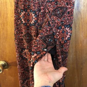 Flowy, open leg pants